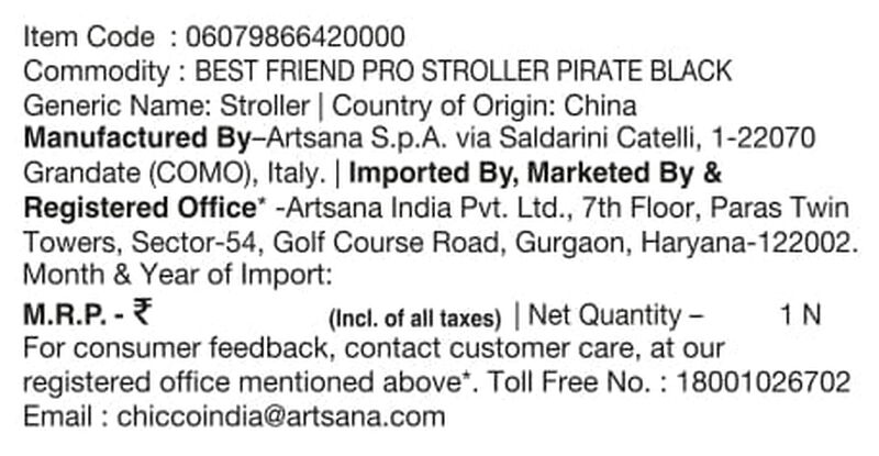 Best Friend Pro Stroller (Pirate Black) image number 7